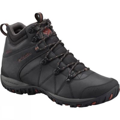 Botas Columbia Peakfreak Venture Mid Waterproof Omni-Heat Hombre Negras - Chile IDQ901786